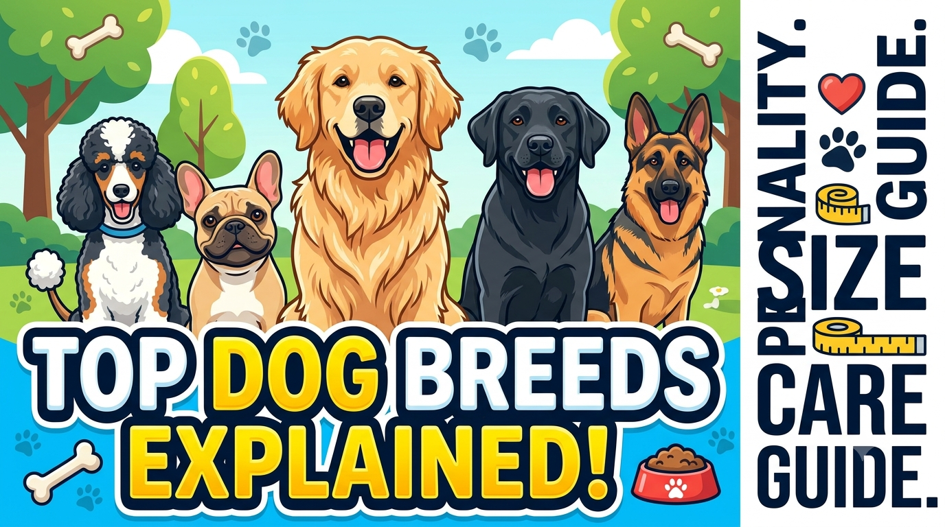 The Most Popular Dog Breeds Explained: Personality, Size, and Care Guide