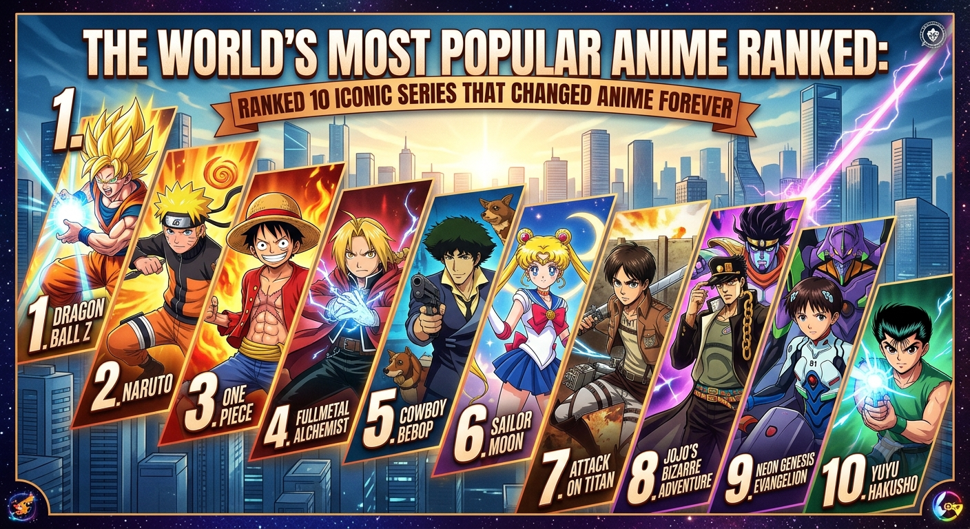The World's Most Popular Anime Ranked: Top 10 Iconic Series That Changed Anime Forever
