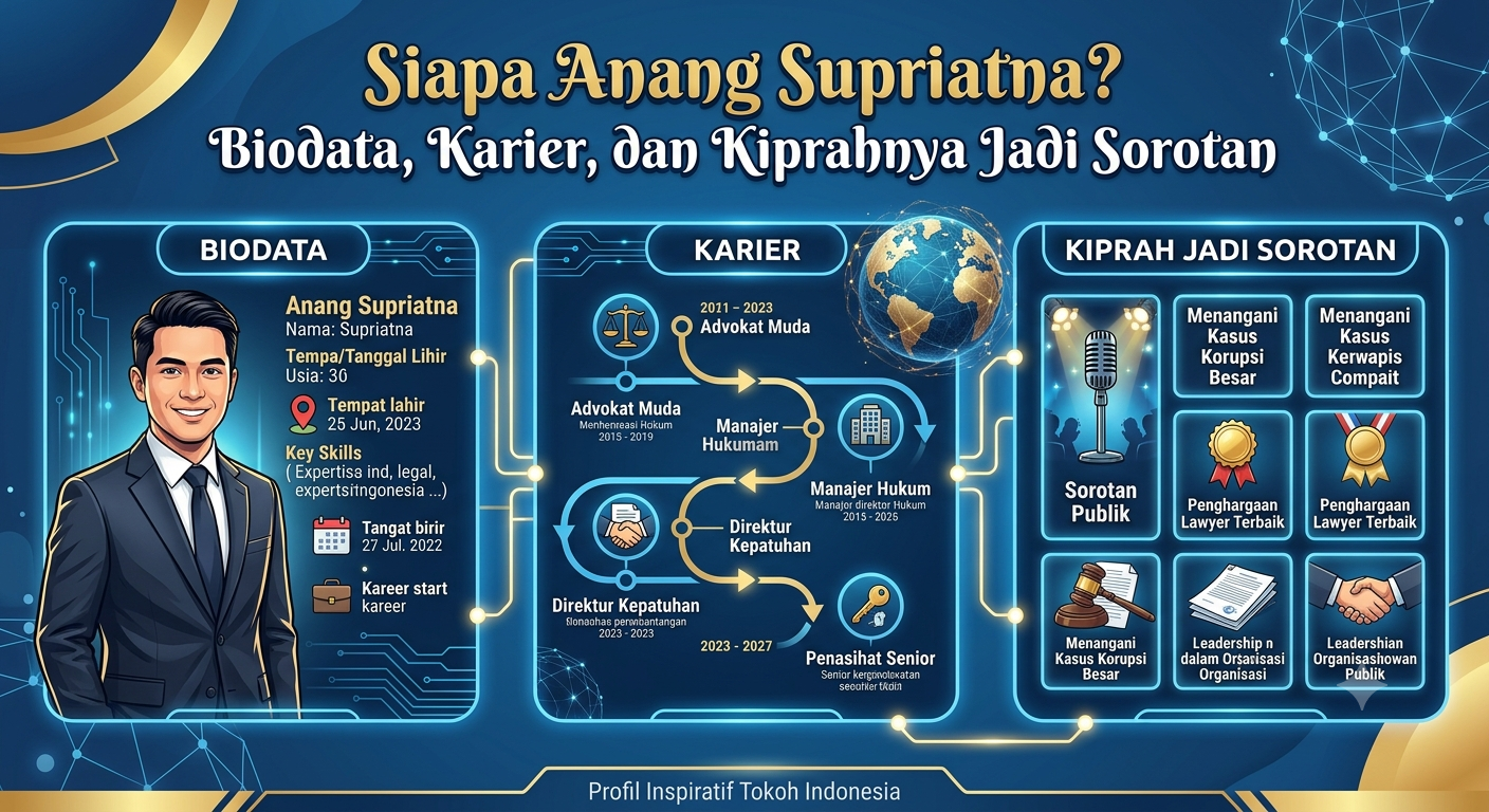 Siapa Anang Supriatna? Biodata, Karier, dan Kiprahnya Jadi Sorotan