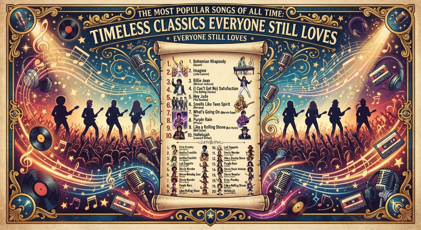 The Most Popular Songs of All Time: Timeless Classics Everyone Still Loves