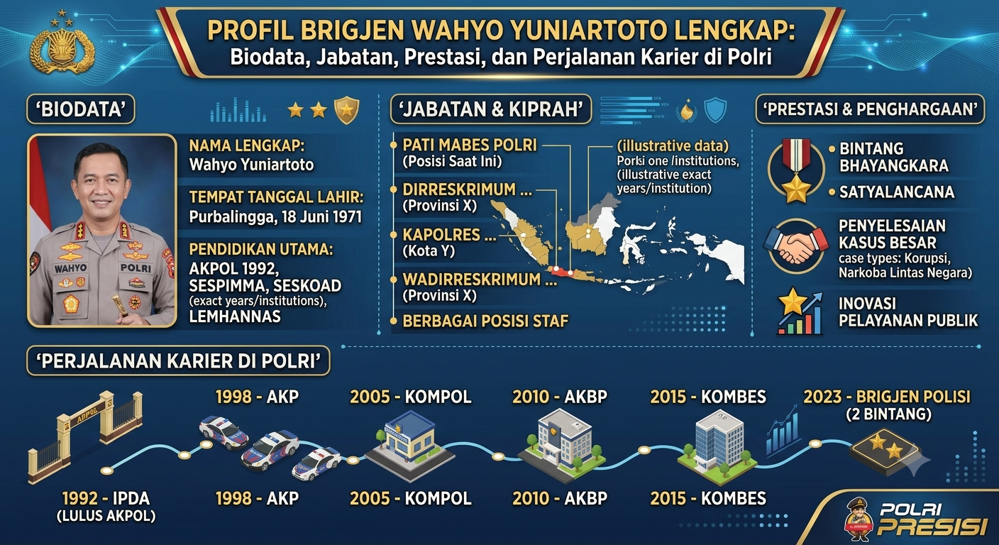 Profil Brigjen Wahyo Yuniartoto Lengkap: Biodata, Jabatan, Prestasi, dan Perjalanan Karier di TNI