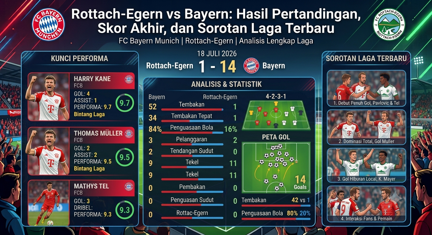 Rottach-Egern vs Bayern: Hasil Pertandingan, Skor Akhir, dan Sorotan Laga Terbaru