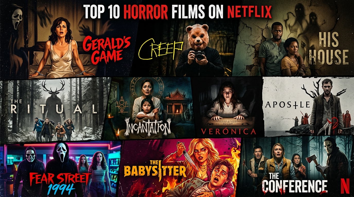 Top 10 Horror Films on Netflix for Every Horror Fan: Psychological, Supernatural & Slasher Picks