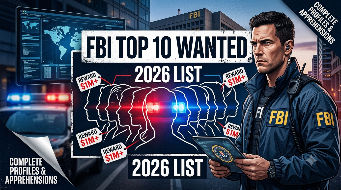 Who Is on the FBI Top 10 Wanted List? Complete Profiles of the Most Wanted Criminals in 2026