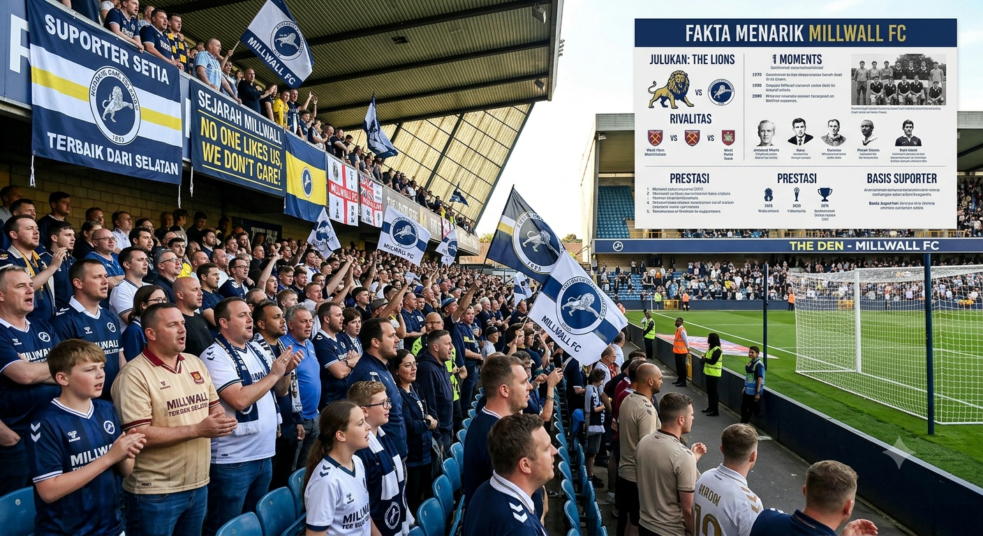Fakta Menarik Millwall FC: Julukan, Rivalitas, Prestasi, hingga Basis Suporter Setia