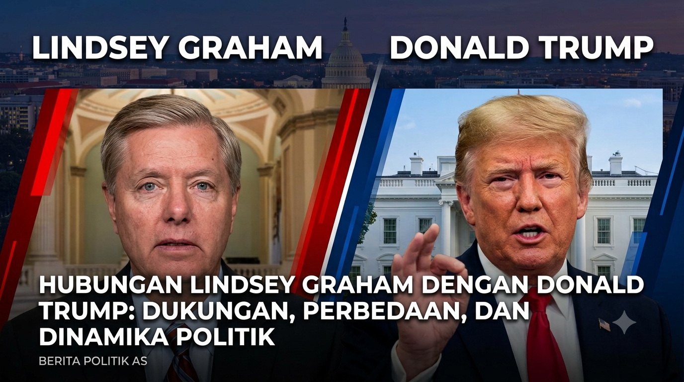 Hubungan Lindsey Graham dengan Donald Trump: Dukungan, Perbedaan, dan Dinamika Politik