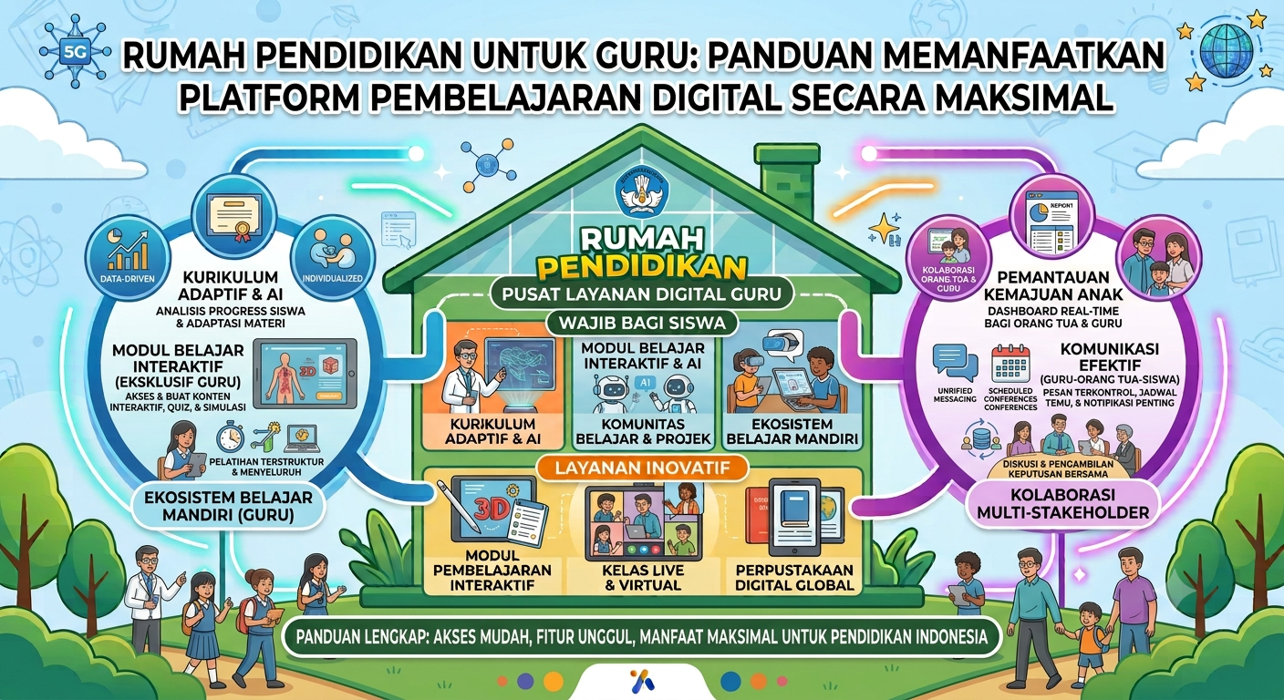 Rumah Pendidikan untuk Guru: Panduan Memanfaatkan Platform Pembelajaran Digital Secara Maksimal