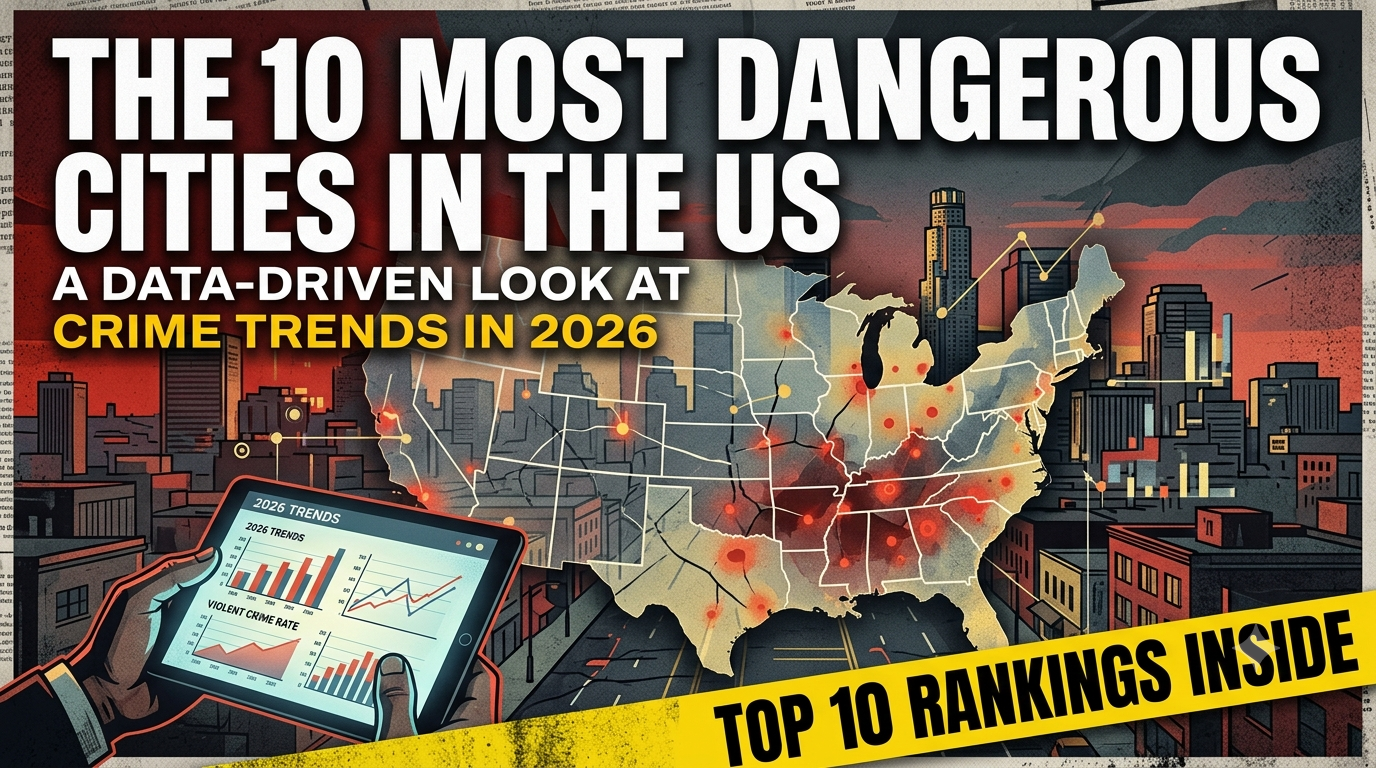 The 10 Most Dangerous Cities in the US: A Data-Driven Look at Crime Trends in 2026