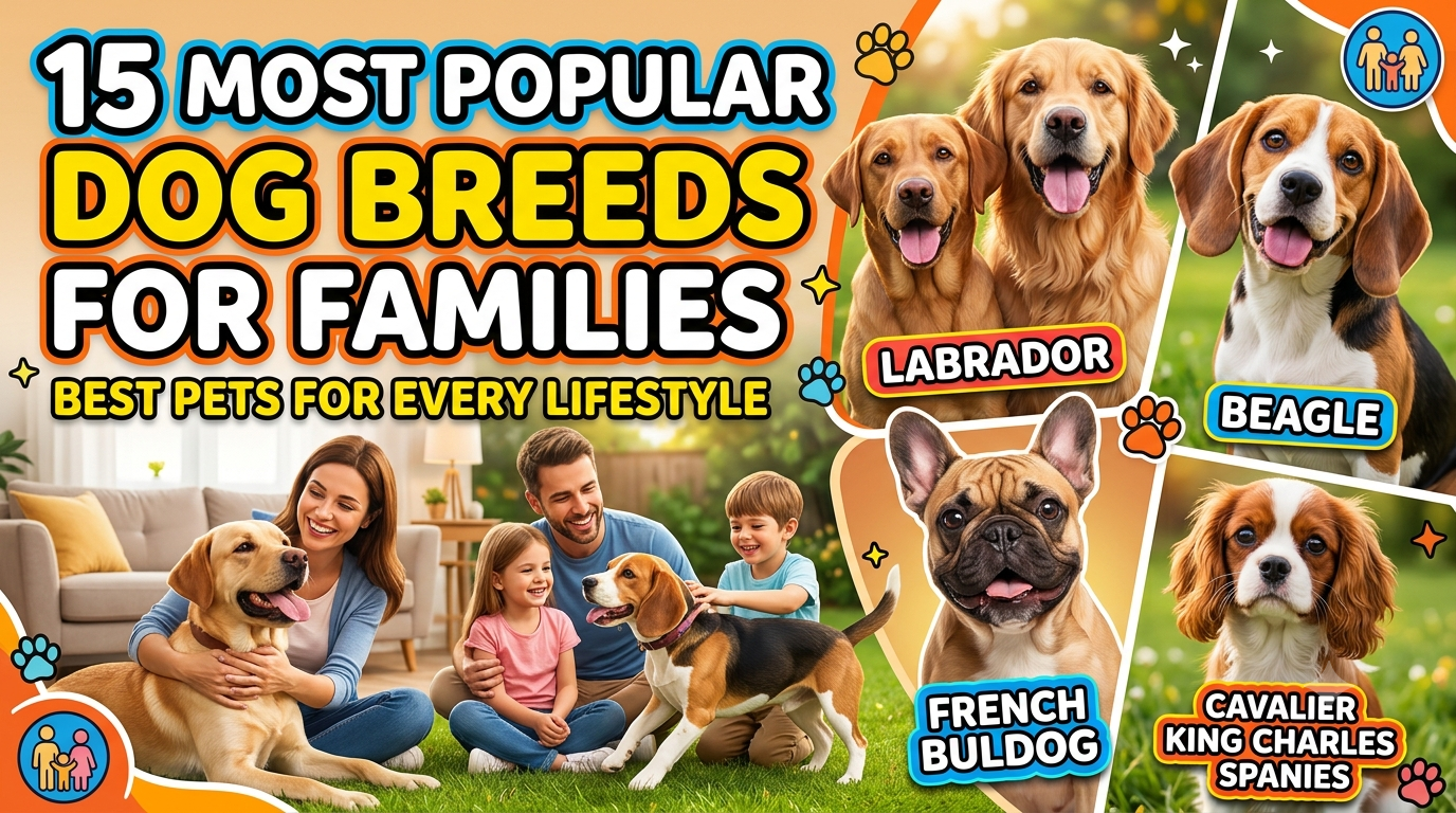 15 Most Popular Dog Breeds for Families: Best Pets for Every Lifestyle