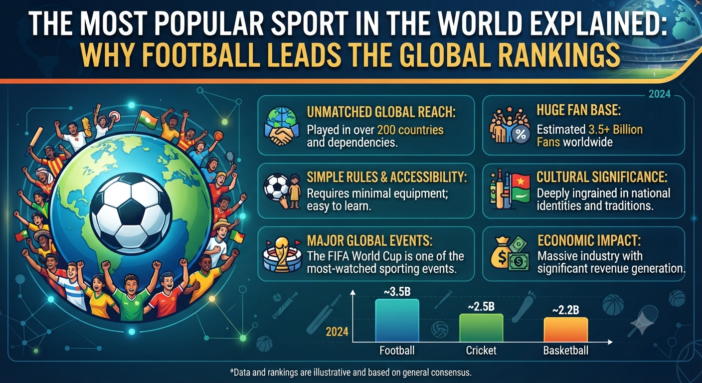 The Most Popular Sport in the World Explained: Why Football Leads the Global Rankings