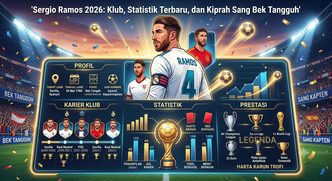 Sergio Ramos 2026: Klub, Statistik Terbaru, dan Kiprah Sang Bek Tangguh