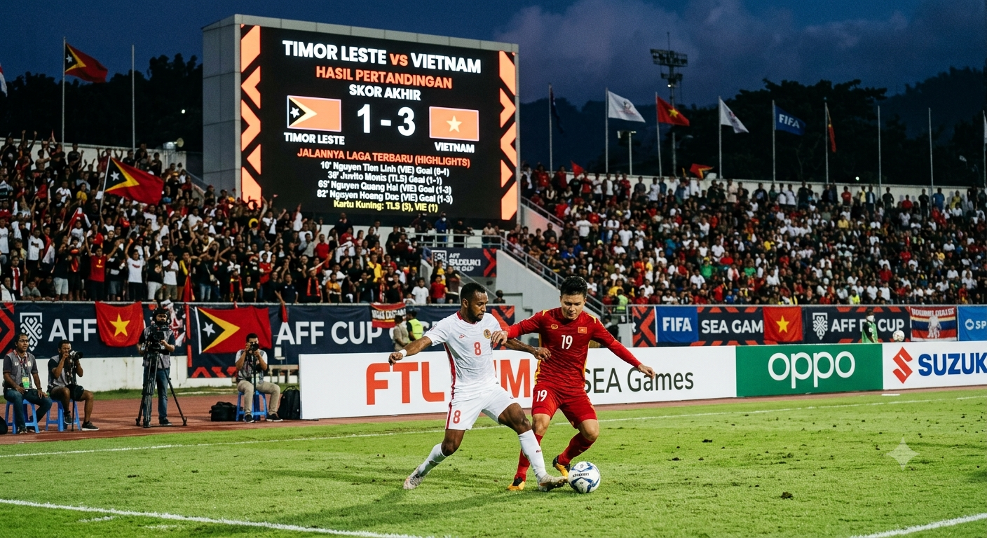 Timor Leste vs Vietnam: Hasil Pertandingan, Skor Akhir, dan Jalannya Laga Terbaru