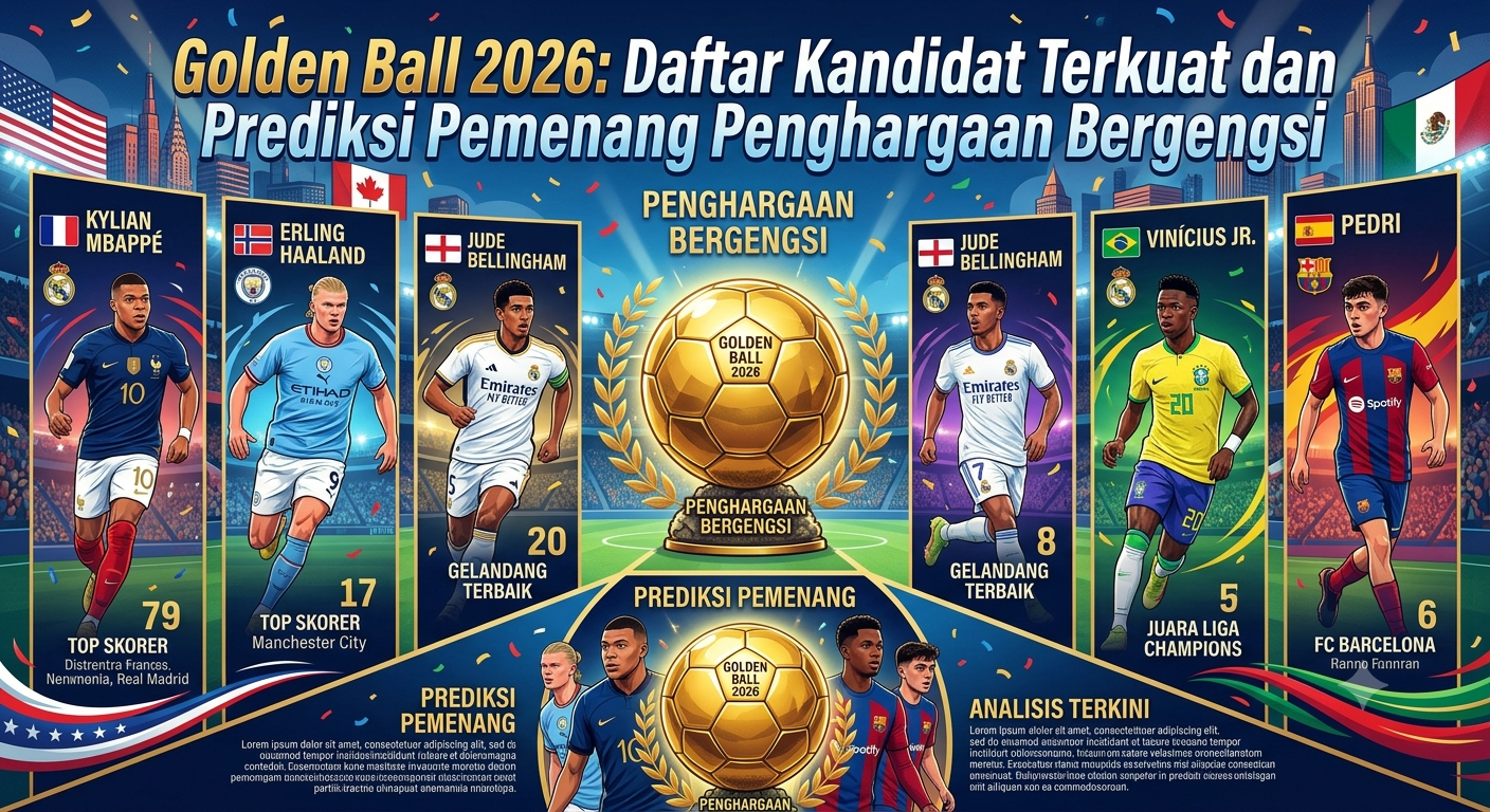 Golden Ball 2026: Daftar Kandidat Terkuat dan Prediksi Pemenang Penghargaan Bergengsi