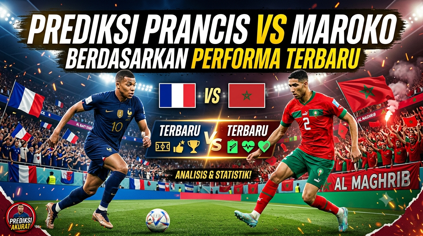 Prediksi Prancis vs Maroko Berdasarkan Performa Terbaru
