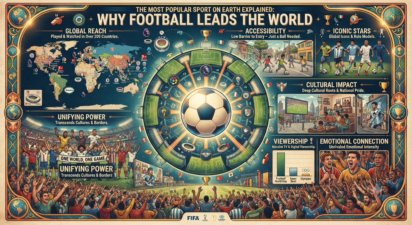 The Most Popular Sport on Earth Explained: Why Football Leads the World