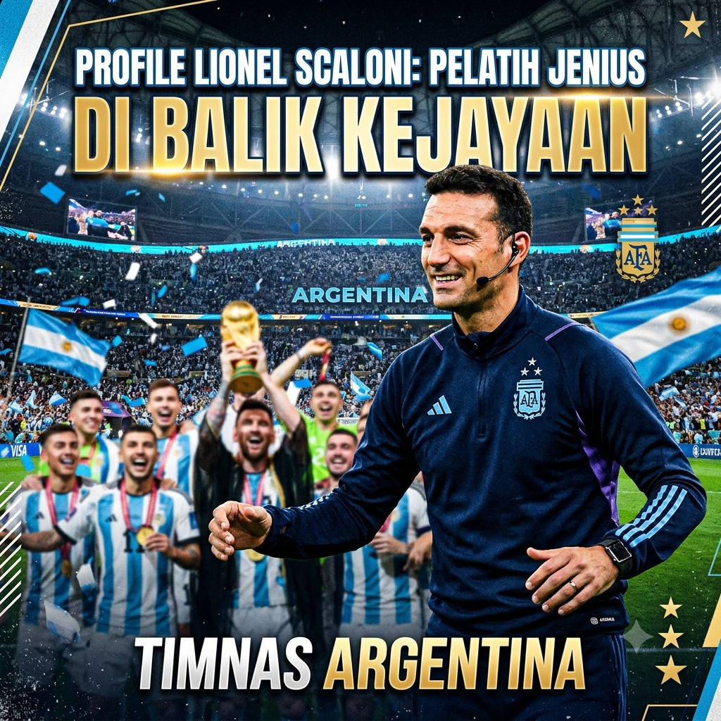 Profil Lionel Scaloni: Pelatih Jenius di Balik Kejayaan Timnas Argentina