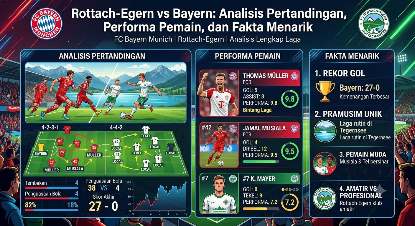 Rottach-Egern vs Bayern: Analisis Pertandingan, Performa Pemain, dan Fakta Menarik