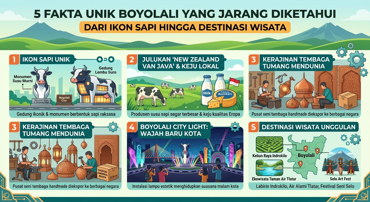 5 Fakta Unik Boyolali yang Jarang Diketahui, Dari Ikon Sapi Hingga Destinasi Wisata