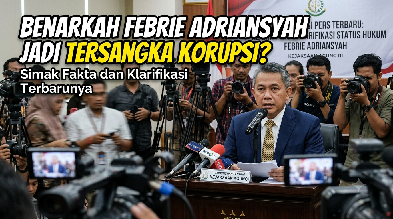 Benarkah Febrie Adriansyah Jadi Tersangka Korupsi? Simak Fakta dan Klarifikasi Terbarunya