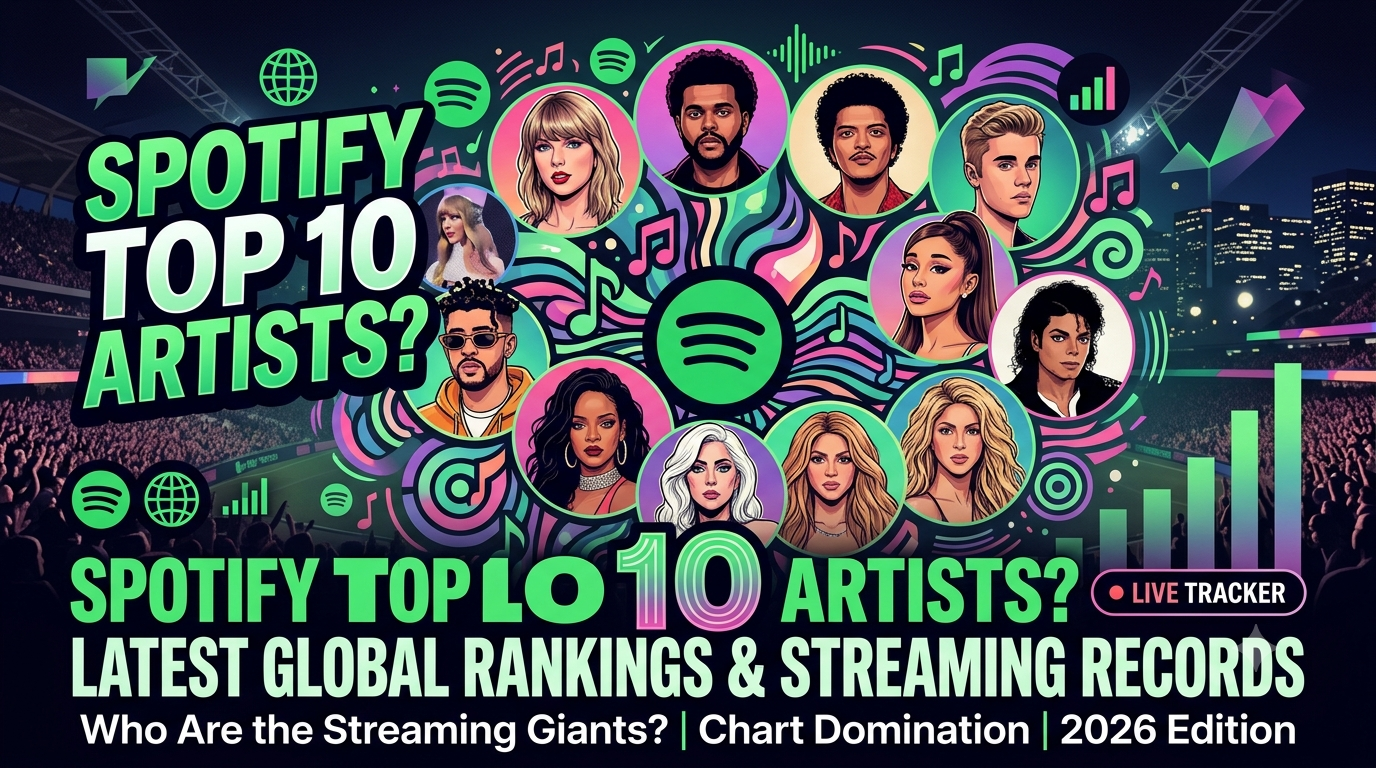 Who Are the Spotify Top 10 Artists? Latest Global Rankings and Streaming Records