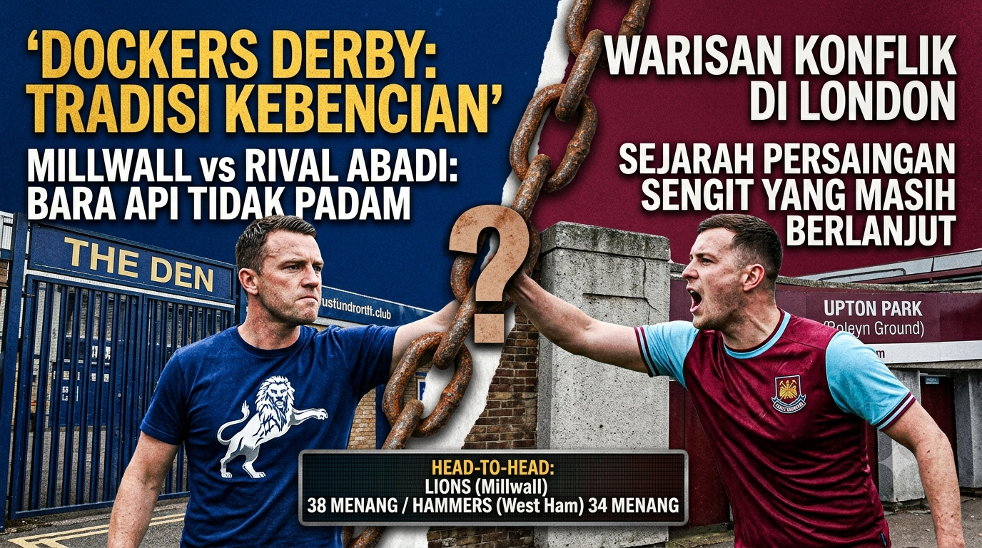 Millwall vs Rival Terbesar: Sejarah Persaingan Sengit yang Masih Berlanjut
