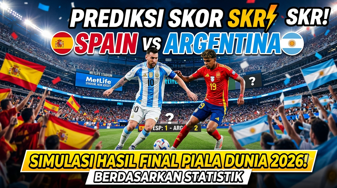 Fakta Menarik Spain vs Argentina: Rekor, Statistik, dan Momen Bersejarah Jelang Final Piala Dunia 2026