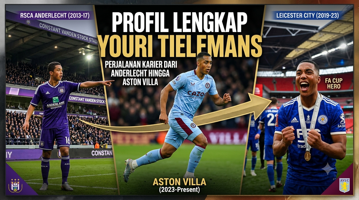 Profil Lengkap Youri Tielemans: Perjalanan Karier dari Anderlecht hingga Aston Villa