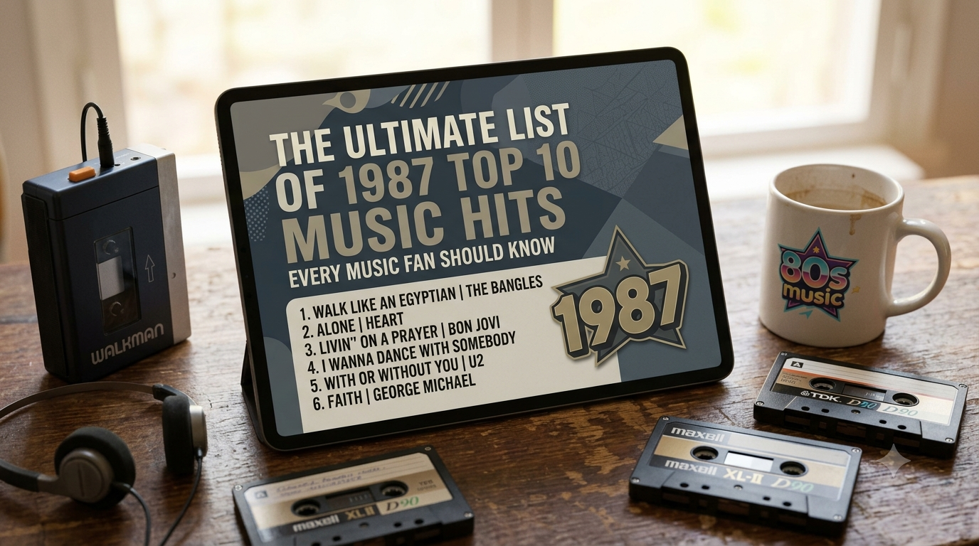 The Ultimate List of 1987 Top 10 Music Hits Every Music Fan Should Know