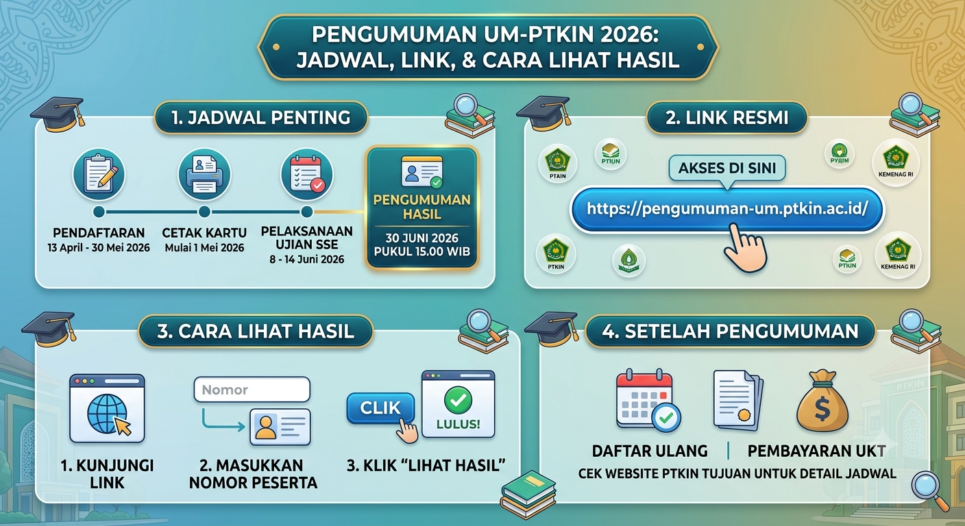 Pengumuman UMPKTIN 2026 Kapan Keluar? Jadwal, Link Resmi, dan Cara Melihat Hasil