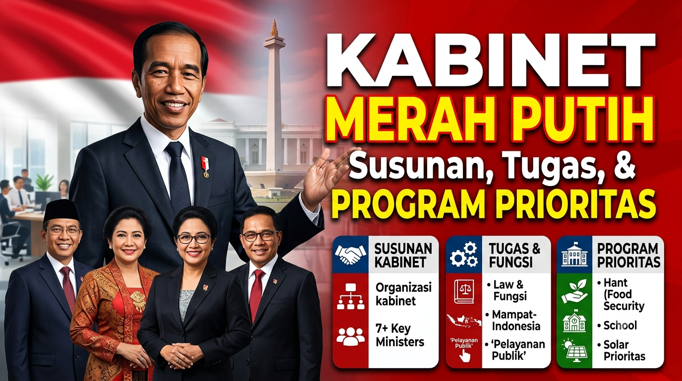 Kabinet Merah Putih: Susunan, Tugas, dan Program Prioritas Pemerintah