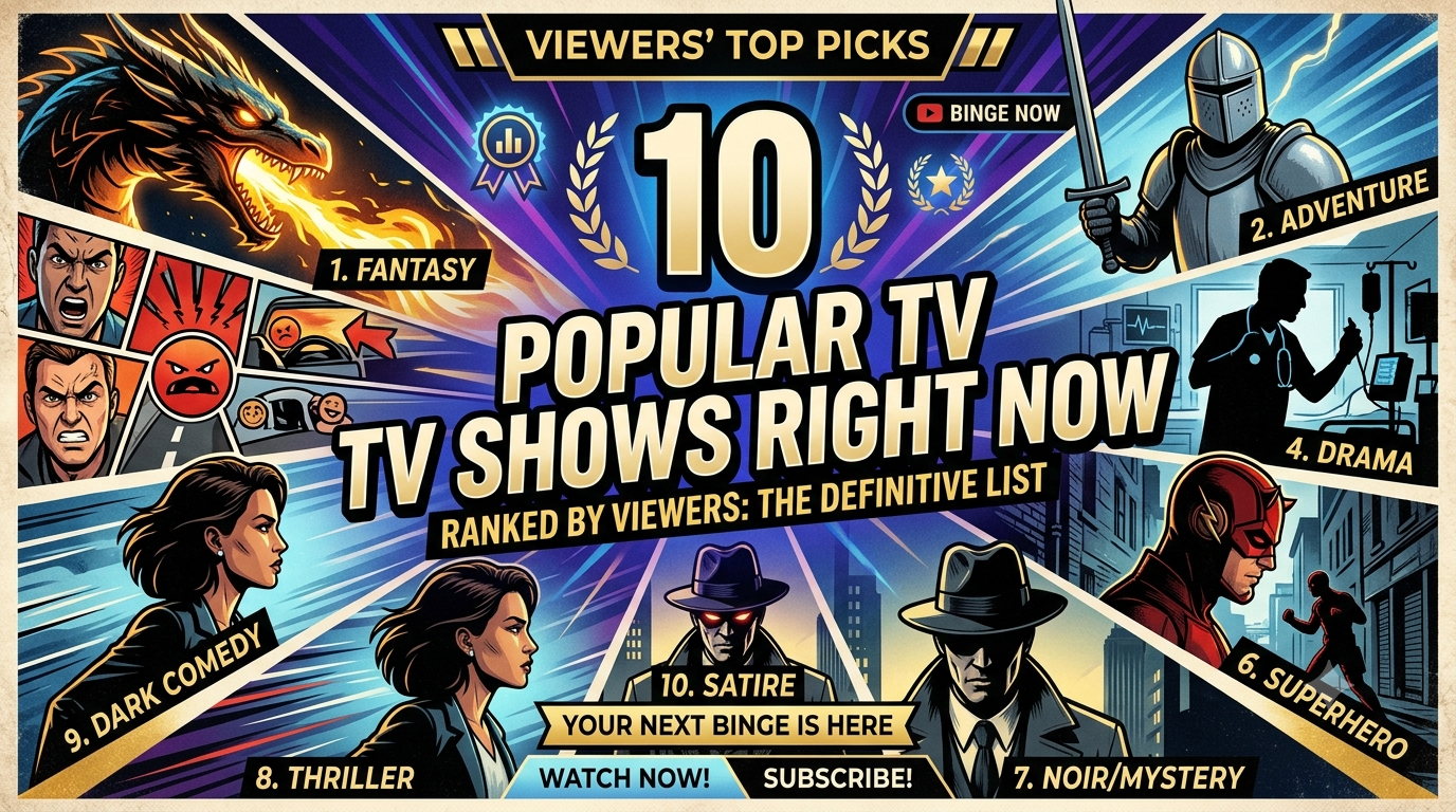 What Are the Most Popular TV Shows Right Now? Best Shows Ranked by Viewers