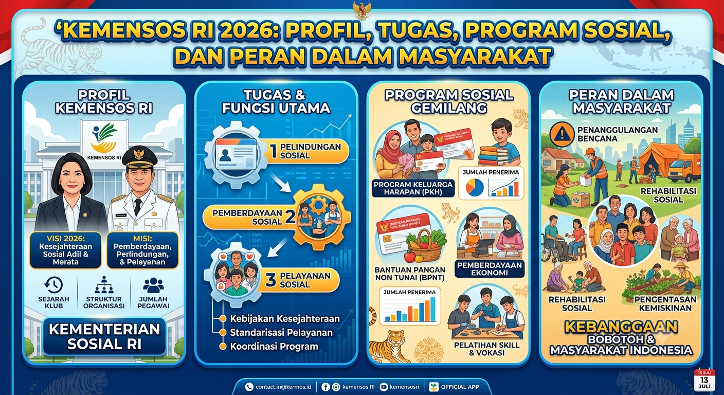 Kemensos RI 2026: Profil, Tugas, Program Sosial, dan Peran dalam Masyarakat