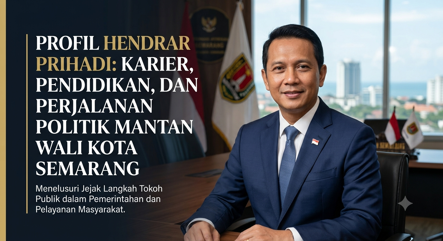Profil Hendrar Prihadi: Karier, Pendidikan, dan Perjalanan Politik Mantan Wali Kota Semarang