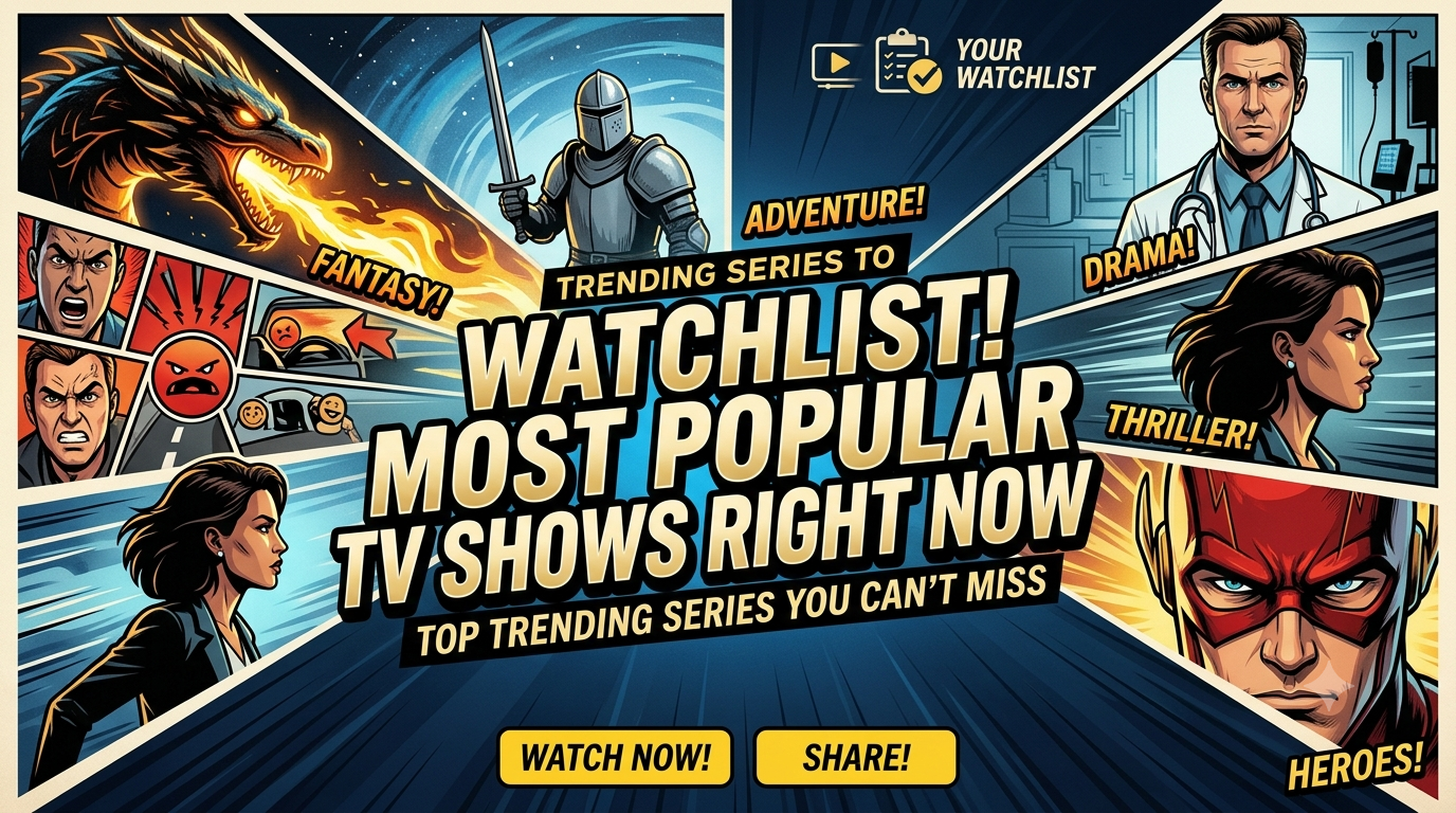 Most Popular TV Shows Right Now: Trending Series You Should Add to Your Watchlist