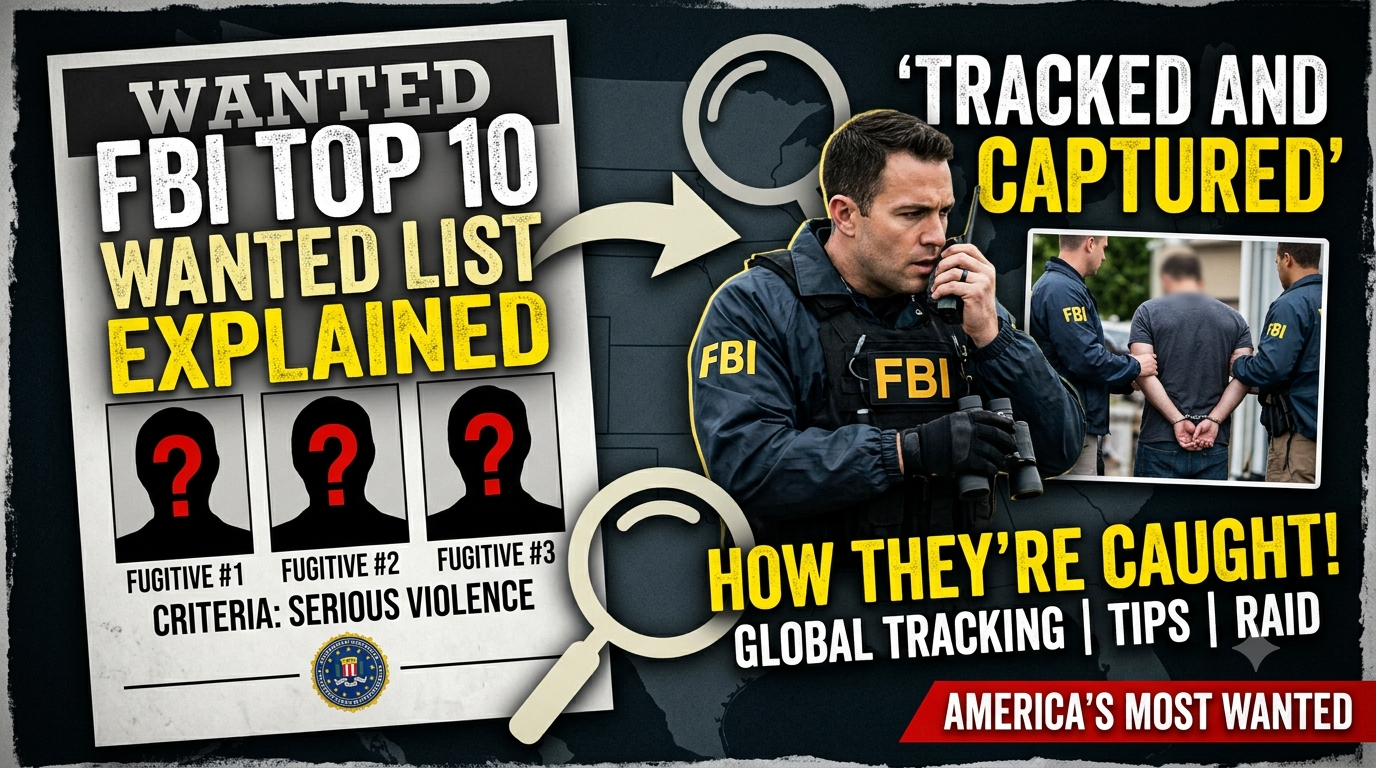 FBI Top 10 Wanted List Explained: How America's Most Wanted Fugitives Are Tracked and Captured