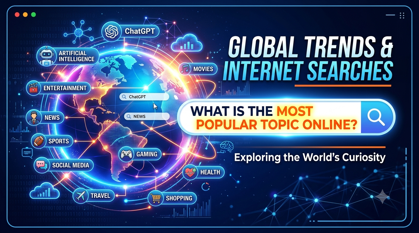 What Is the Most Popular Topic Online? Exploring Global Trends and Internet Searches
