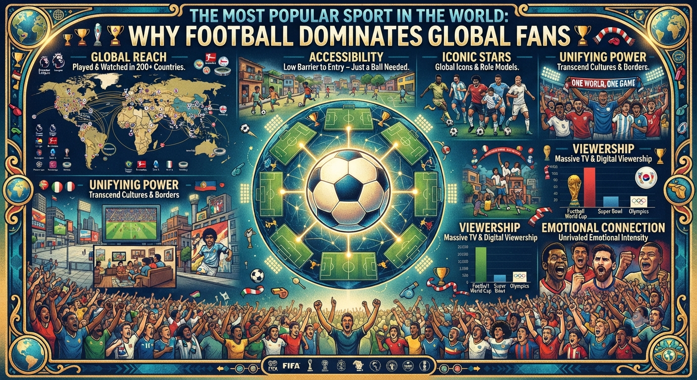 The Most Popular Sport in the World: Why Football Dominates Global Fans