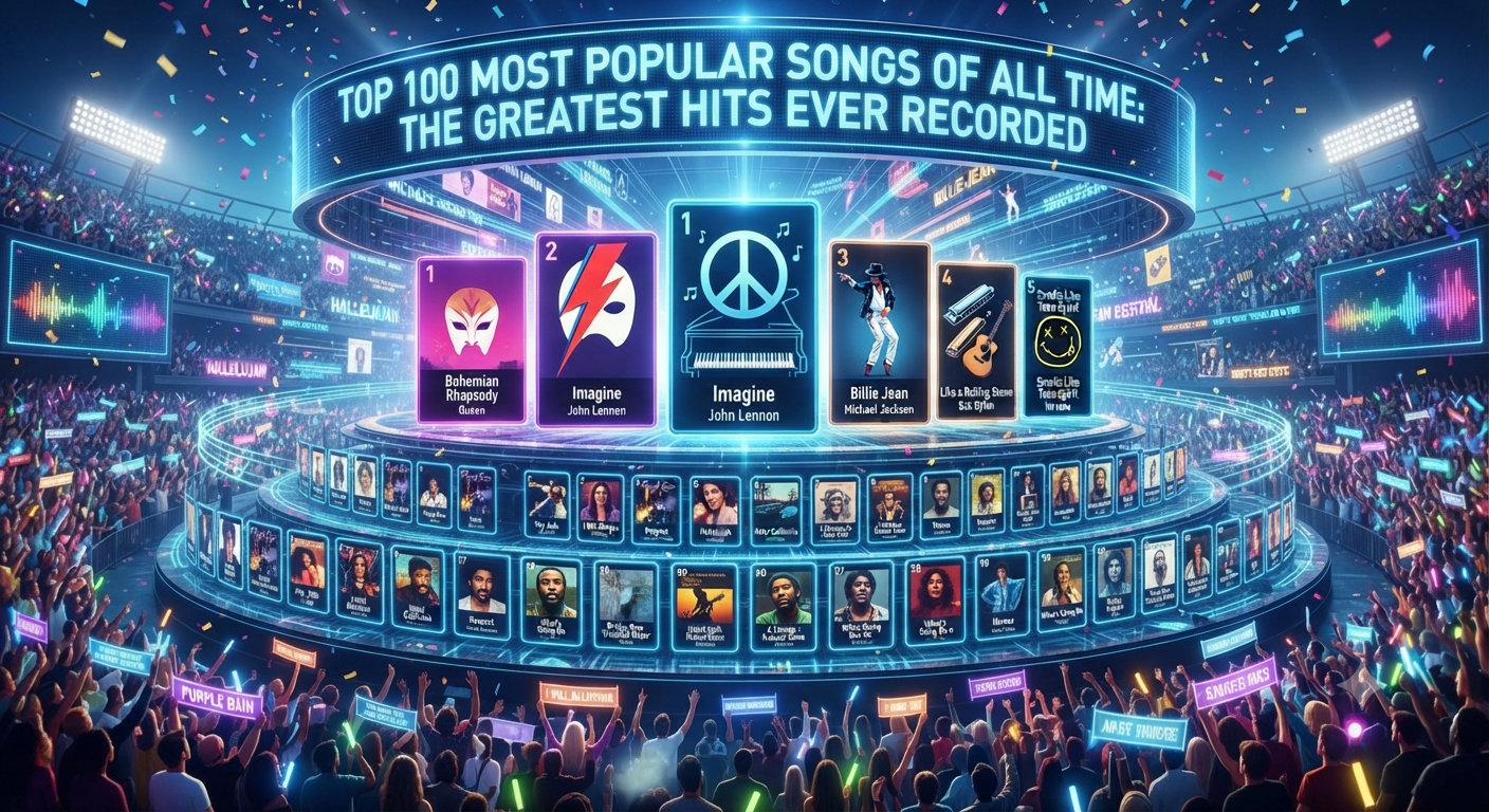 Top 100 Most Popular Songs of All Time: The Greatest Hits Ever Recorded