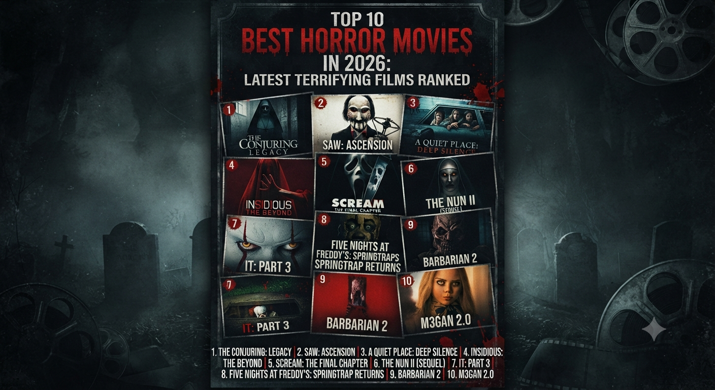 Top 10 Best Horror Movies in 2026: Latest Terrifying Films Ranked