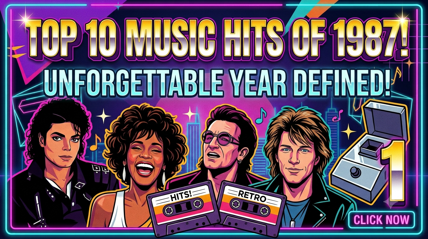 Top 10 Music Hits of 1987: The Biggest Songs That Defined an Unforgettable Year