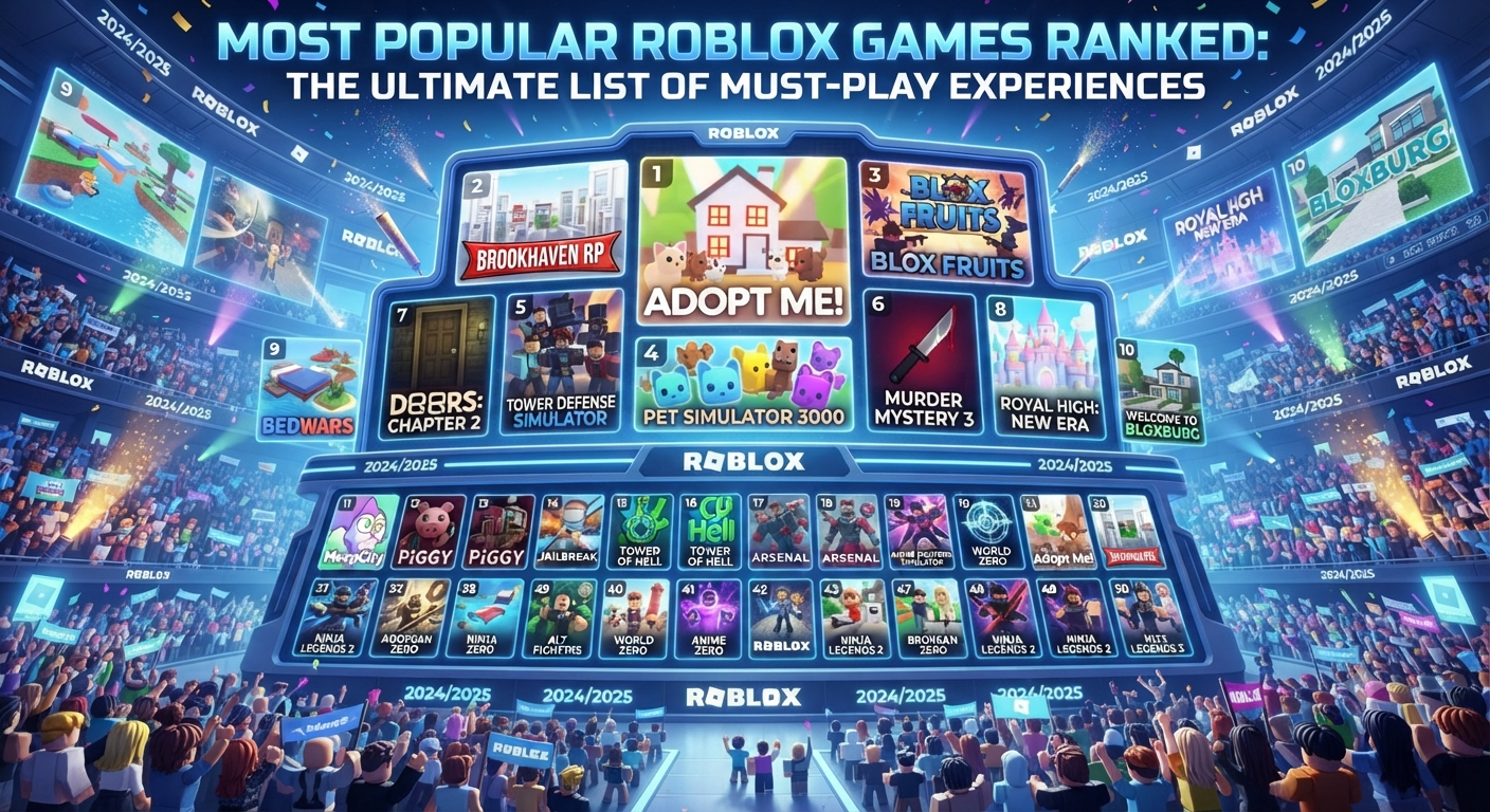 Most Popular Roblox Games Ranked: The Ultimate List of Must-Play Experiences