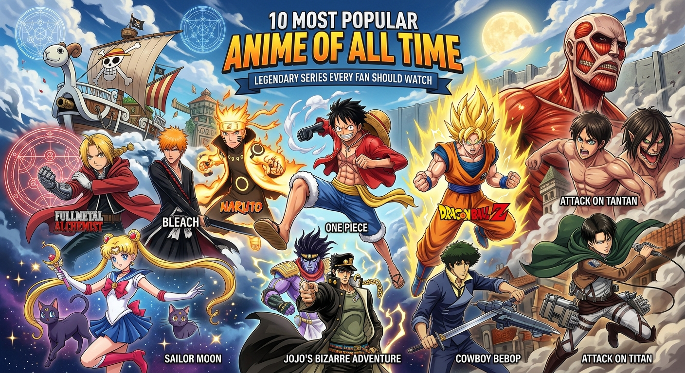 10 Most Popular Anime of All Time: Legendary Series Every Fan Should Watch