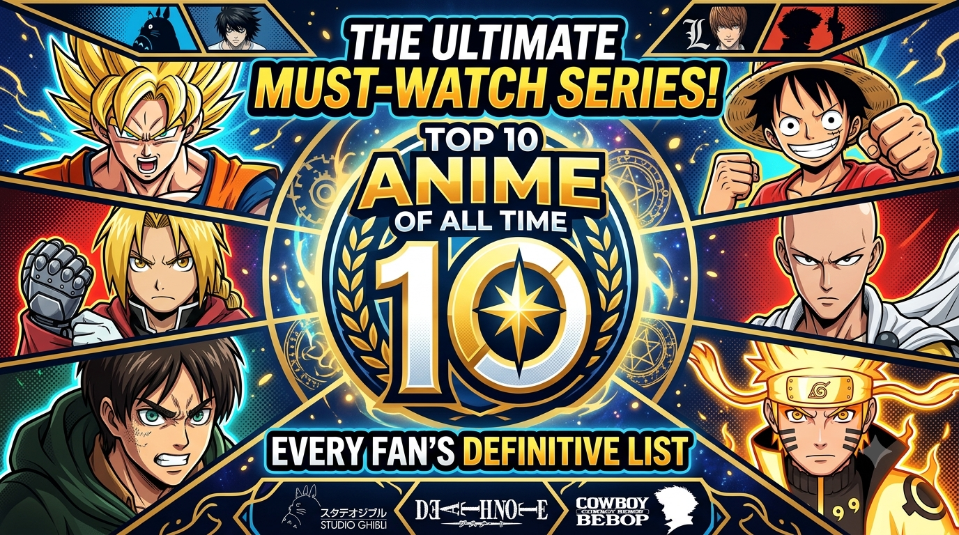 Top 10 Anime of All Time: The Ultimate Must-Watch Series for Every Fan