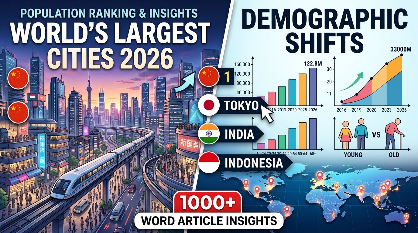 World's Largest Cities by Population: Complete 2026 Ranking and Demographic Insights