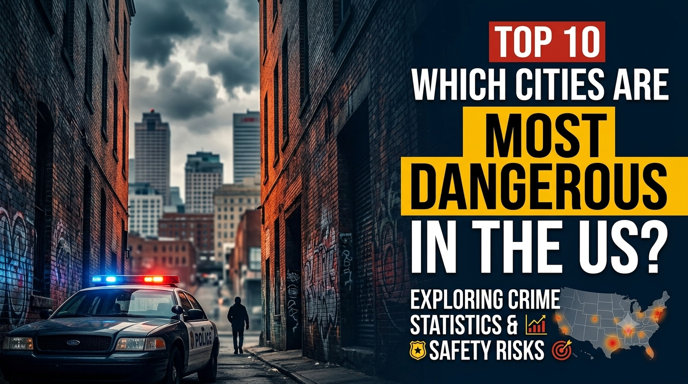 Which Are the Top 10 Most Dangerous Cities in the US? Exploring Crime Statistics and Safety Risks