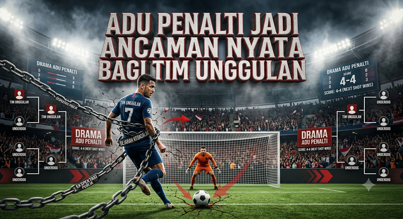 Adu Penalti Jadi Ancaman Nyata bagi Tim Unggulan