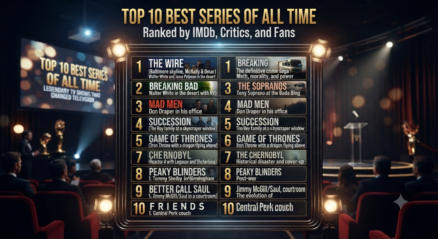 Top 10 Best Series of All Time Ranked by IMDb, Critics, and Fans