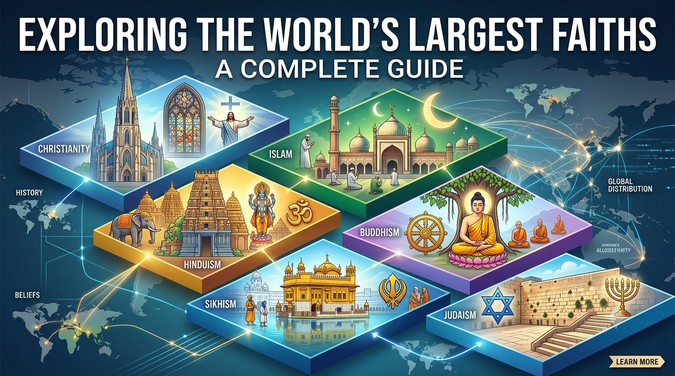 What Are the Most Popular Religions? A Complete Guide to the World's Largest Faiths