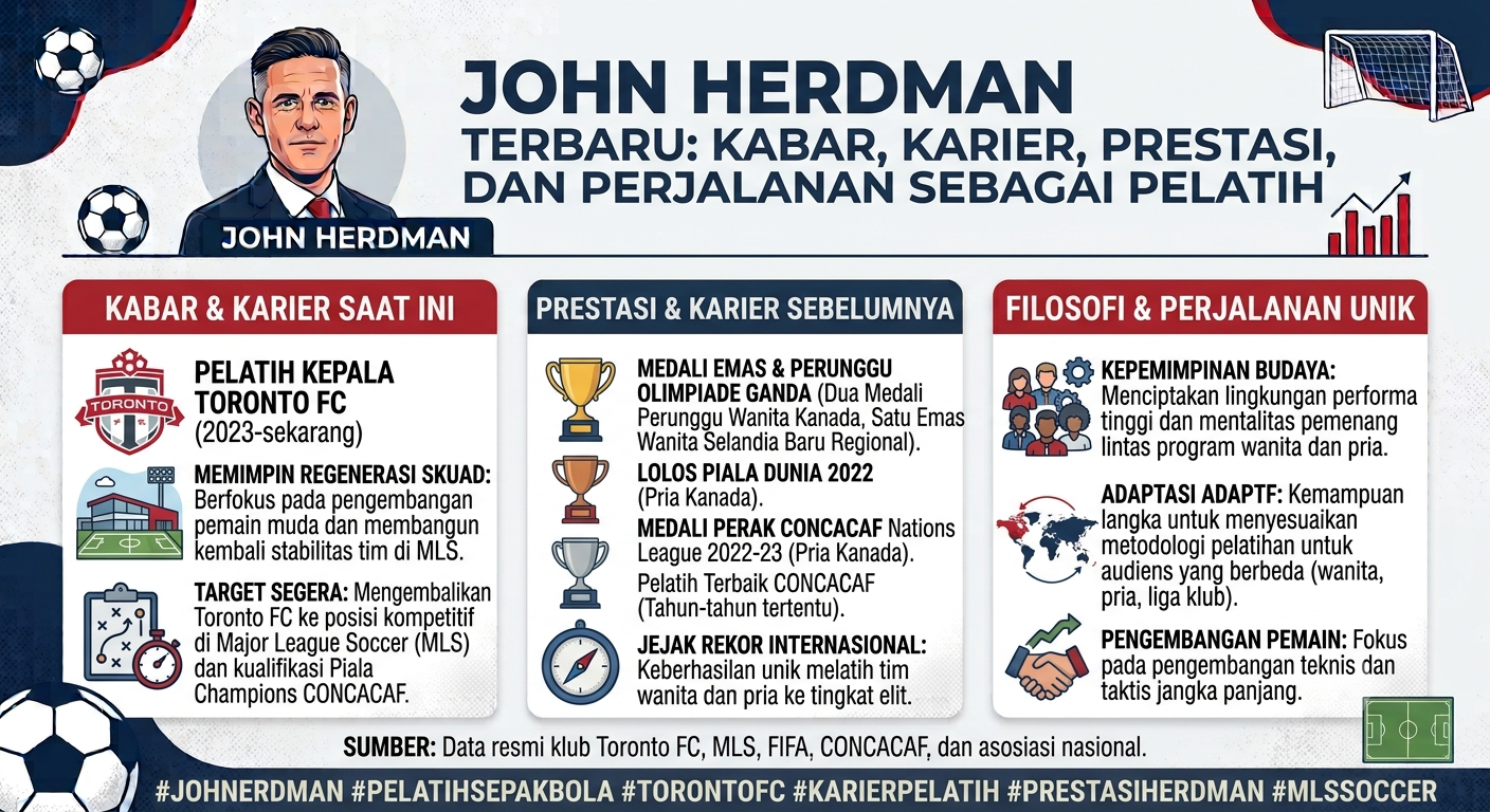 John Herdman Terbaru: Kabar, Karier, Prestasi, dan Perjalanan sebagai Pelatih