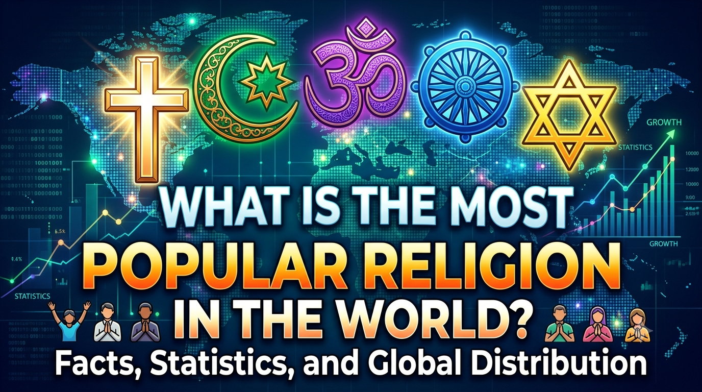 What Is the Most Popular Religion in the World? Facts, Statistics, and Global Distribution